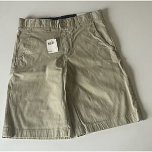 Crown & Ivy Kids Boys Motion Flex Khaki Shorts Size 12 Adjustable Waist